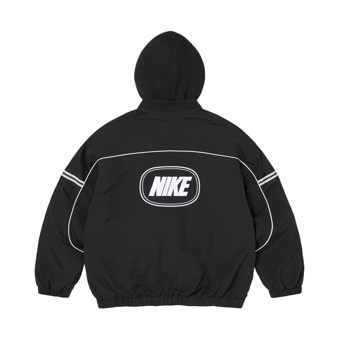 Supreme Supreme x Nike Nylon Hooded Jacket Black - 26FW · S
