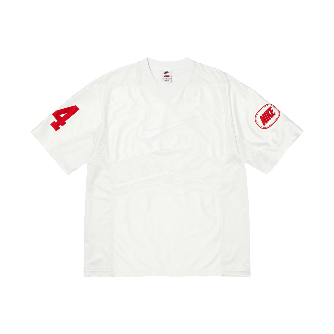 - Supreme x Nike Football Jersey White - 26FW