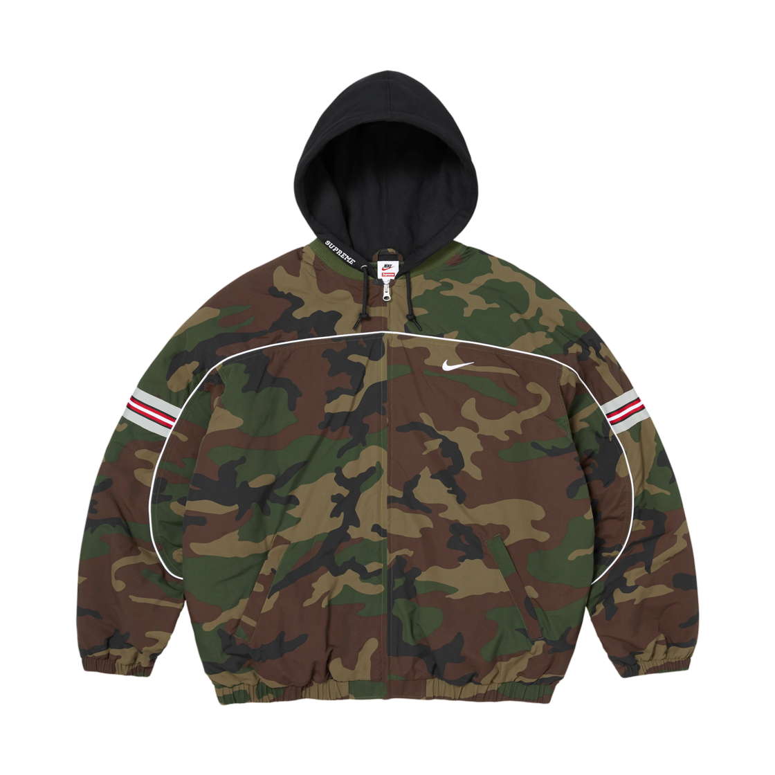 슈프림 x 나이키 나일론 후드 자켓 우드랜드 카모 - 26FW(Supreme x Nike Nylon Hooded Jacket Woodland Camo - 26FW) - 2