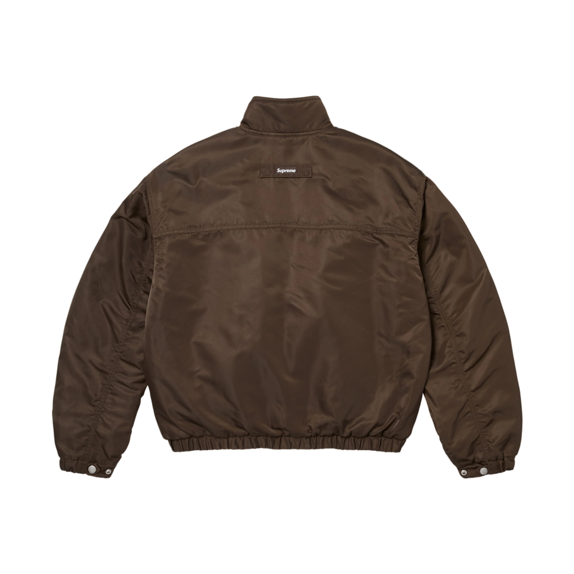슈프림 스탠드 칼라 라인드 나일론 자켓 브라운 - 26FW(Supreme Stand Collar Lined Nylon Jacket Brown - 26FW) - 2