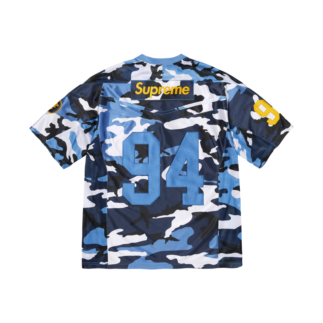 슈프림 x 나이키 풋볼 저지 블루 카모 - 26FW(Supreme x Nike Football Jersey Blue Camo - 26FW) - 2