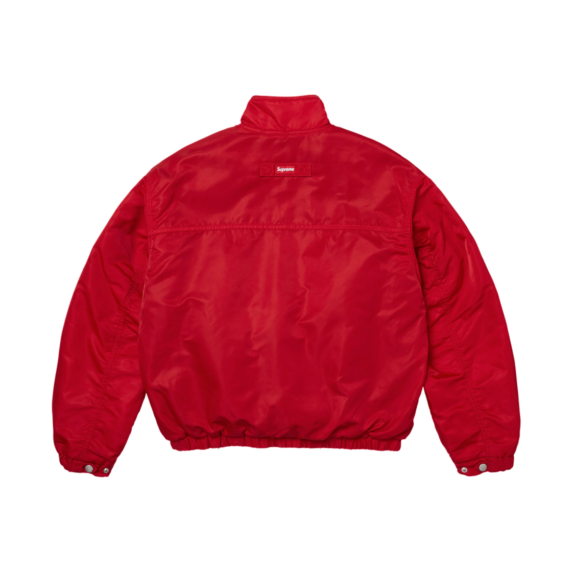 슈프림 스탠드 칼라 라인드 나일론 자켓 레드 - 26FW(Supreme Stand Collar Lined Nylon Jacket Red - 26FW) - 2
