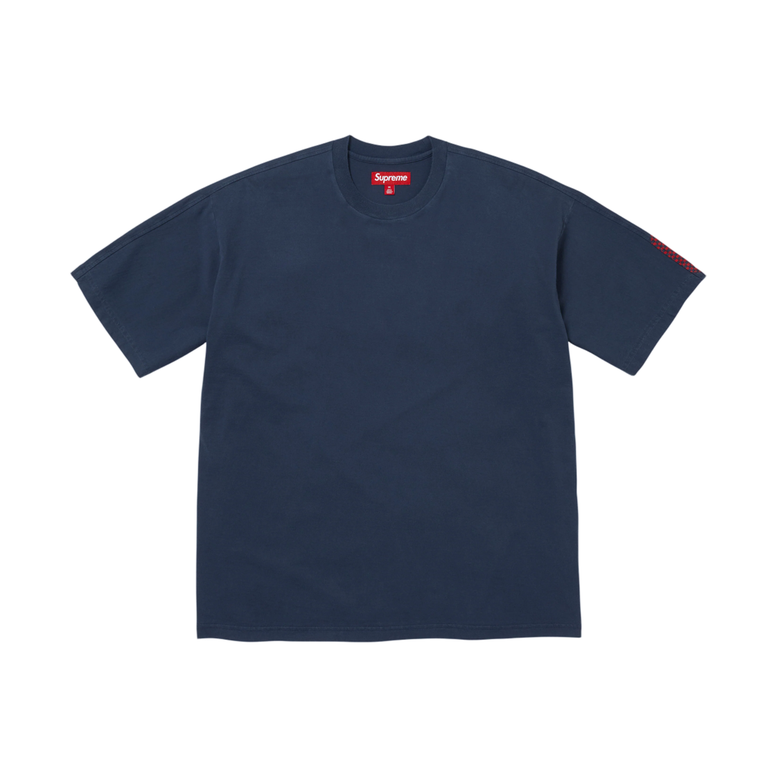 슈프림 체커보드 인타르시아 숏슬리브 탑 네이비 - 26FW(Supreme Checkerboard Intarsia S/S Top Navy - 26FW) - 2