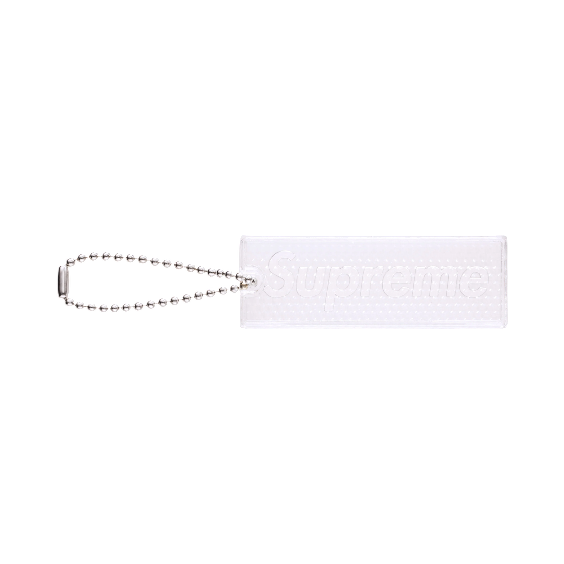 - Supreme Reflective Keychain Clear - 26FW
