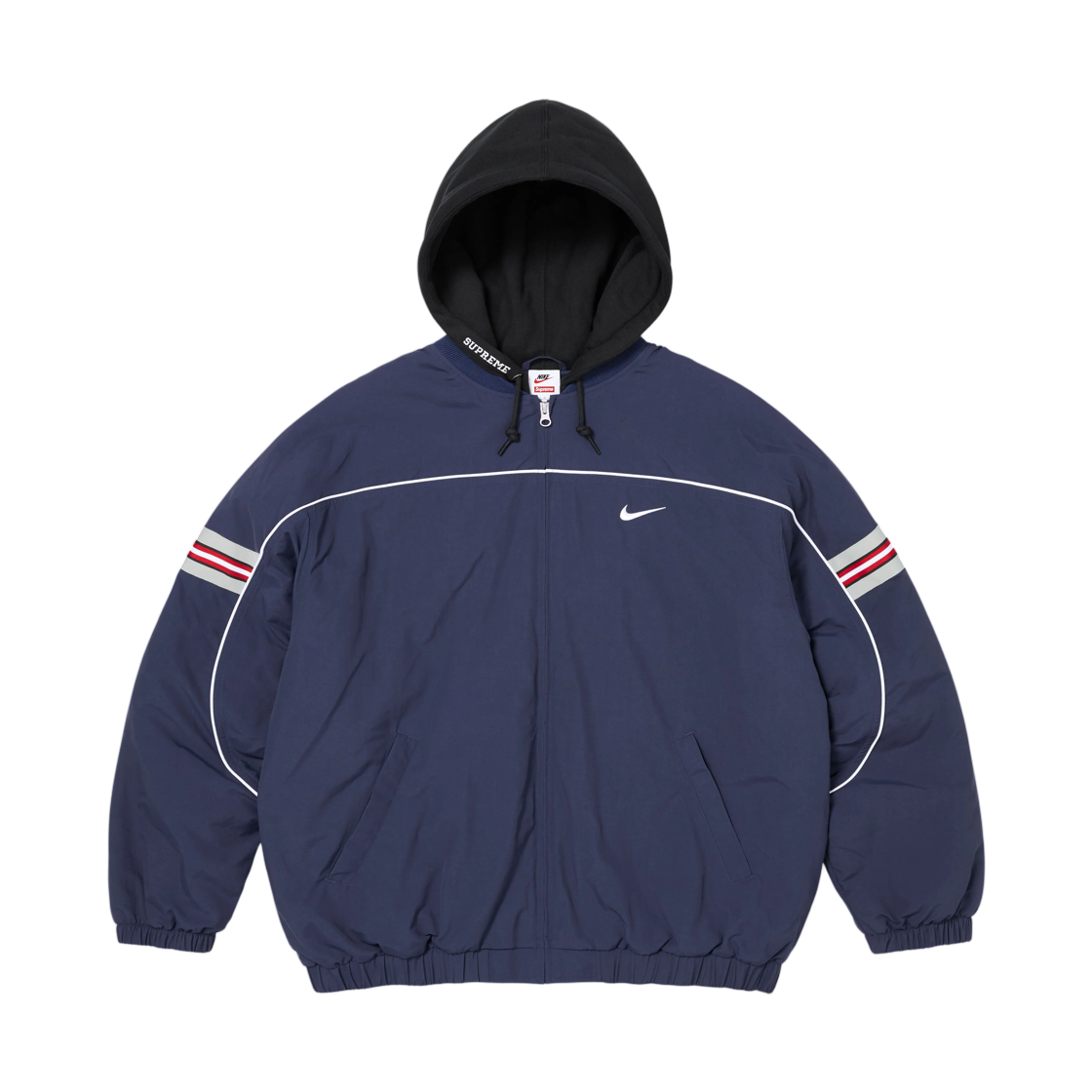 슈프림 x 나이키 나일론 후드 자켓 네이비 - 26FW(Supreme x Nike Nylon Hooded Jacket Navy - 26FW) - 2