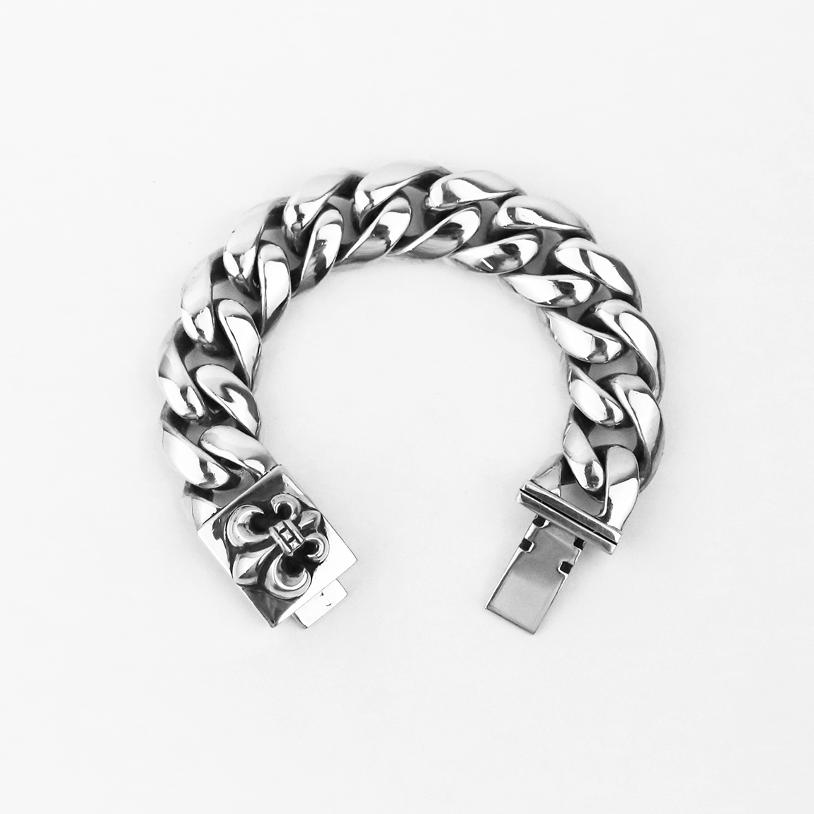 한스룸 크롬하츠 BS 플레어 라지 클래식 팔찌(Hansroom Chrome Hearts BS Fluer ID  LRG  Box Classic  Bracelet) - 2