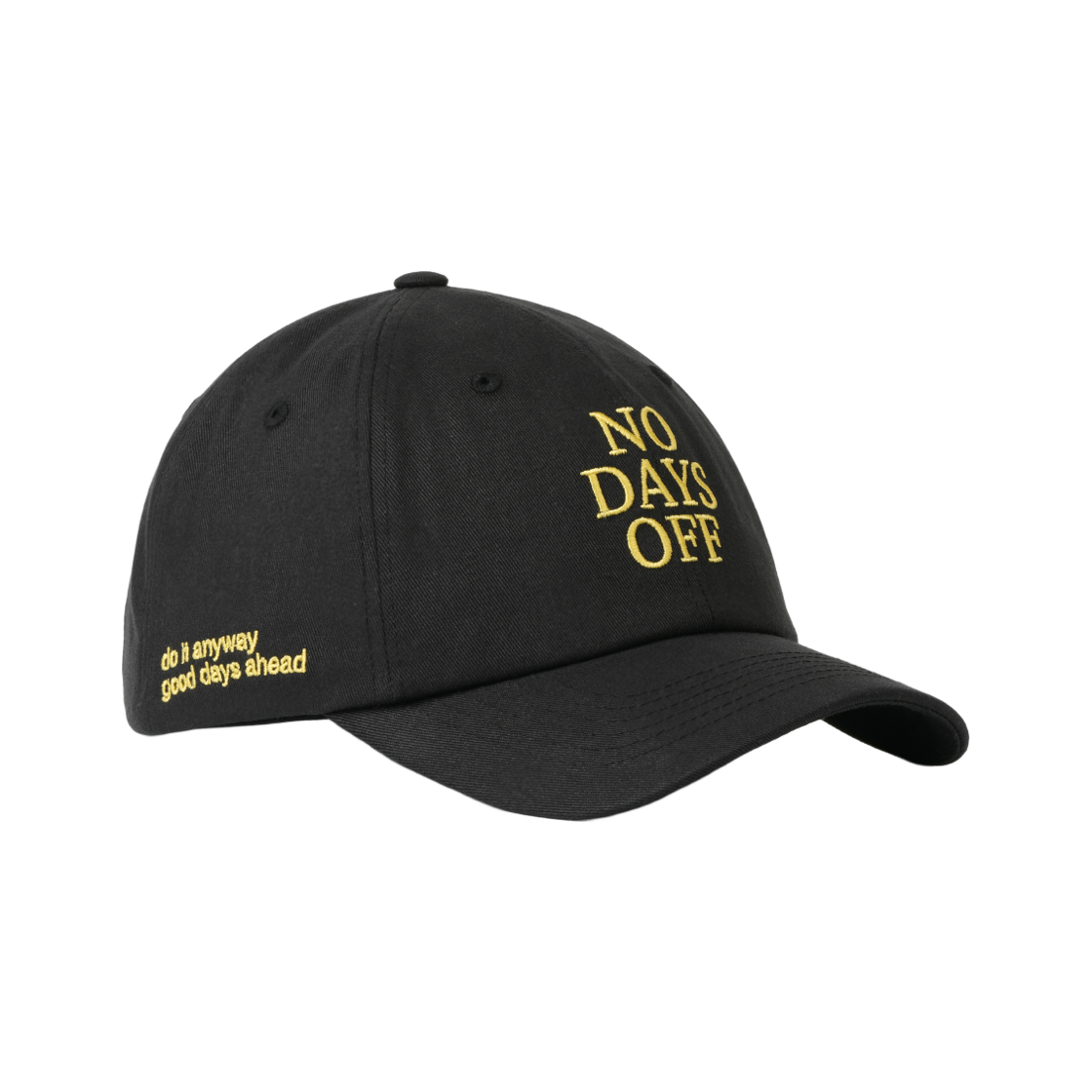 타미카집 노데이즈오프 볼캡_블랙(TAMIKA ZIP No Days Off Ball Cap_Black) - 2