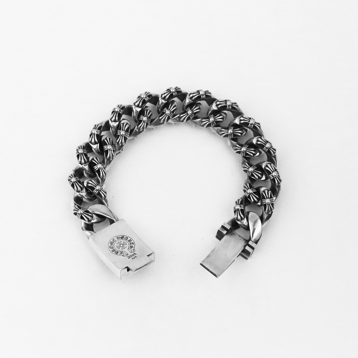 한스룸 크롬하츠 키퍼 ID 엑스트라 팬시 팔찌(Hansroom Chrome Hearts Keeper ID Extra Fancy Link Bracelet) - 3
