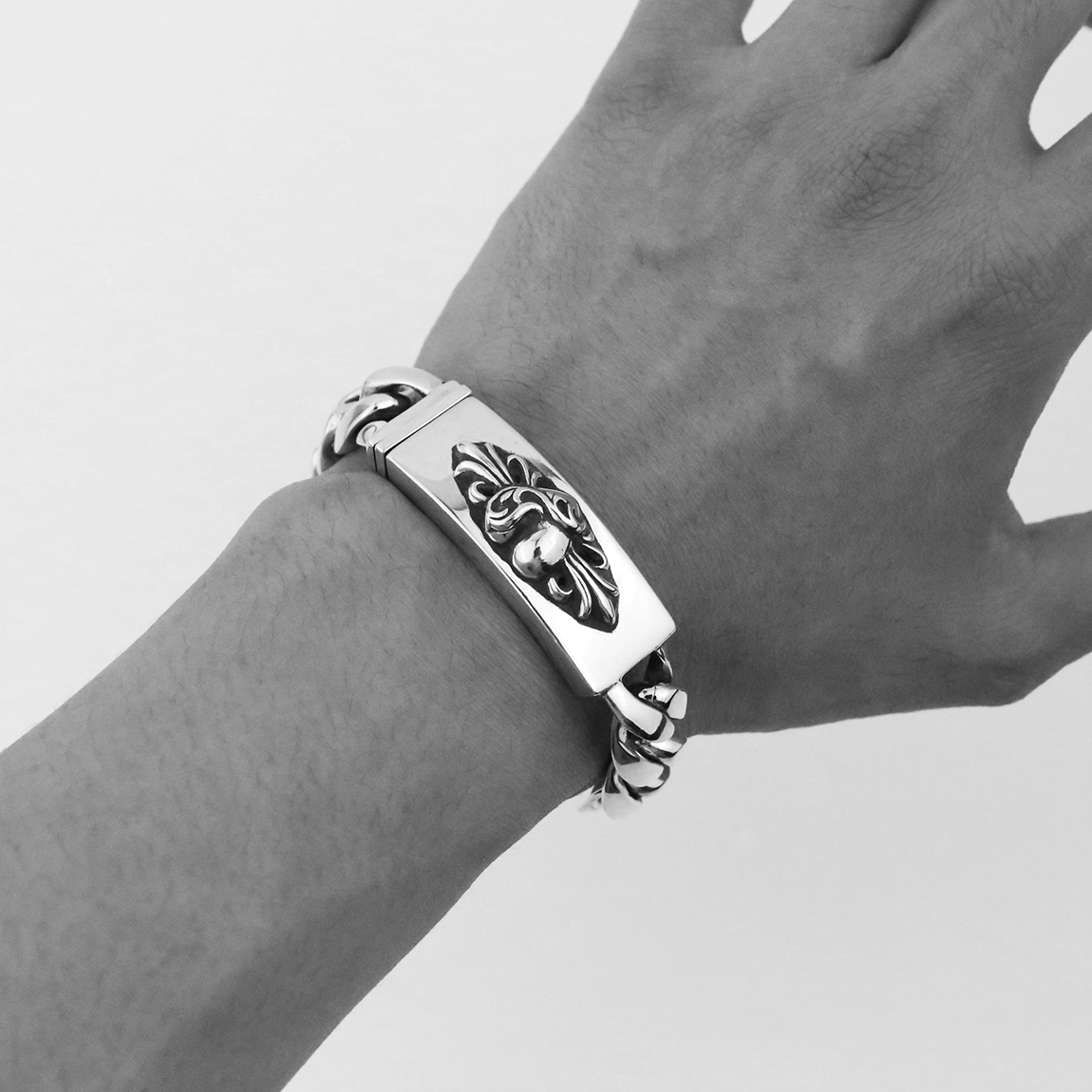 한스룸 크롬하츠 하트 대거 클래식 팔찌(Hansroom Chrome Hearts Heart Dagger Classic Bracelet) - 5