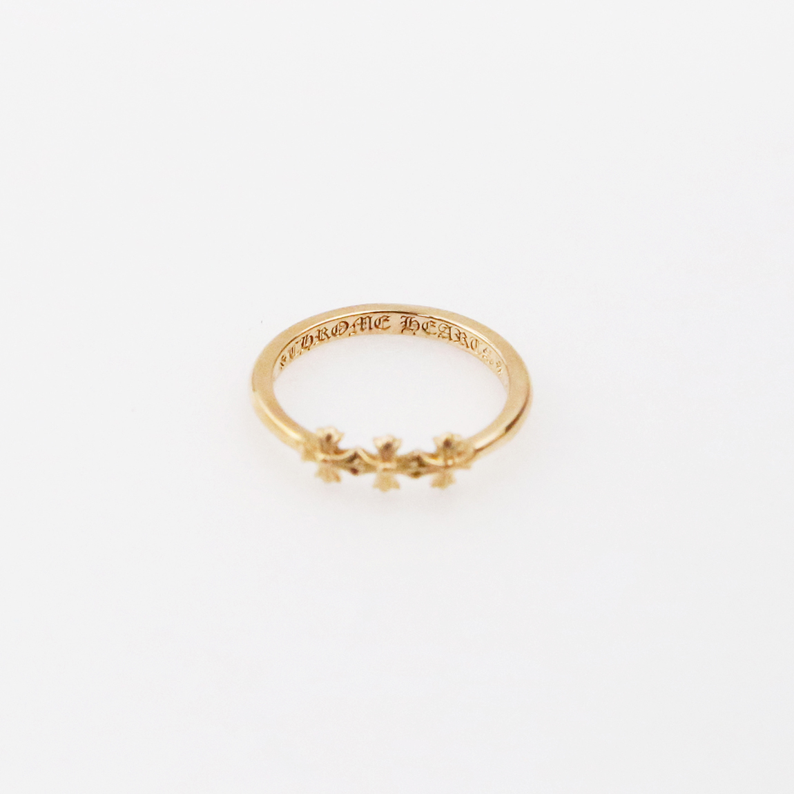 한스룸 크롬하츠 트리플 ch 플러스 버블검링(Hansroom Chrome Hearts 22K Triple ch plus Bubblegum ring) - 4