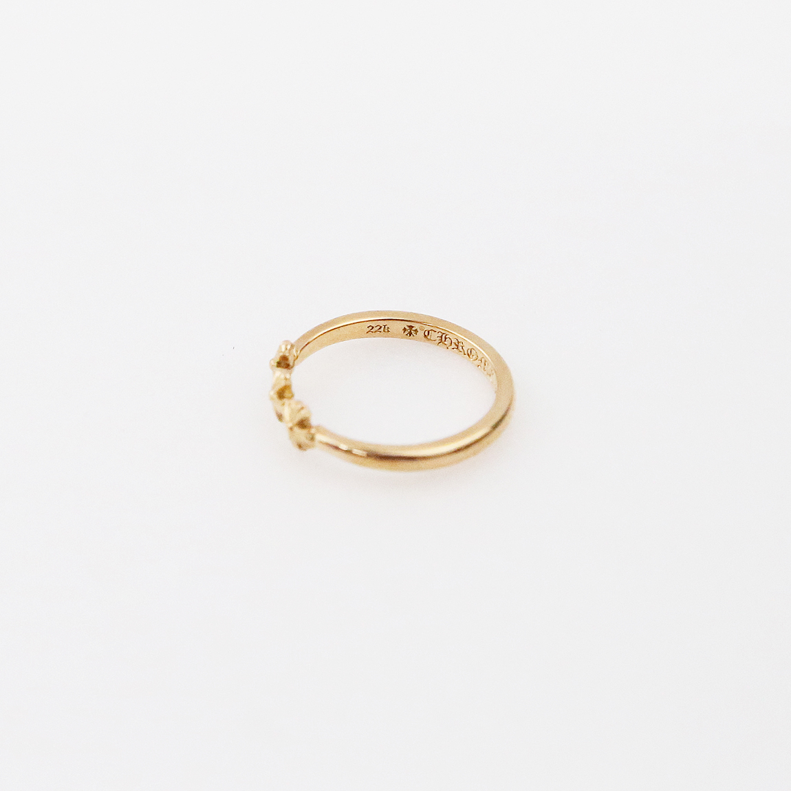 한스룸 크롬하츠 트리플 ch 플러스 버블검링(Hansroom Chrome Hearts 22K Triple ch plus Bubblegum ring) - 3
