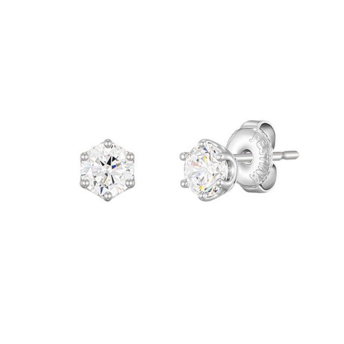 JJLJEQ4BS350SW000 WHITEMOND 3부 귀걸이 (JJLJEQ4BS350SW000)
