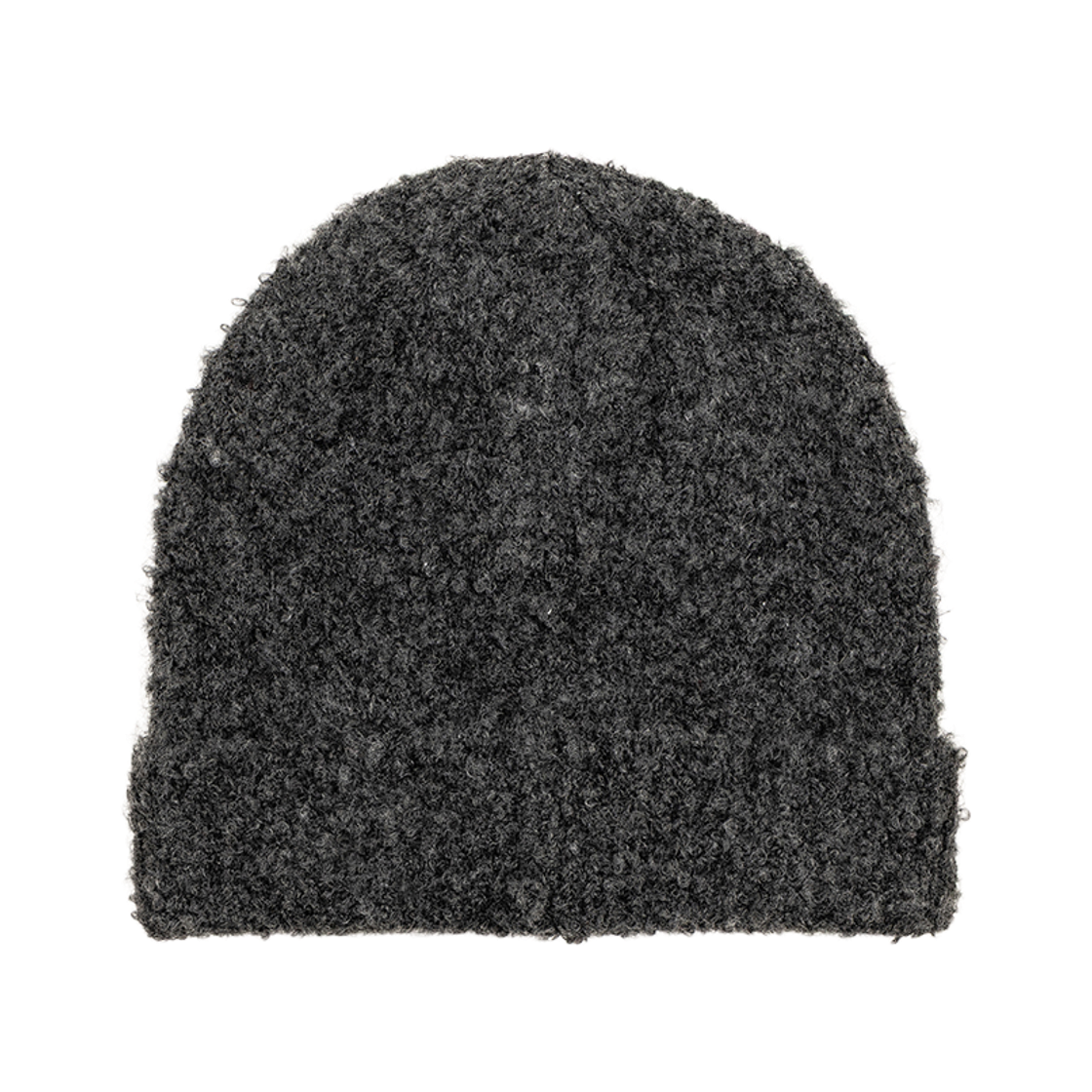 누아트스튜디오 브러쉬드 버튼 포인트 비니 차콜(NUARTSTUDIO Brushed Button Point Beanie Charcoal) - 2