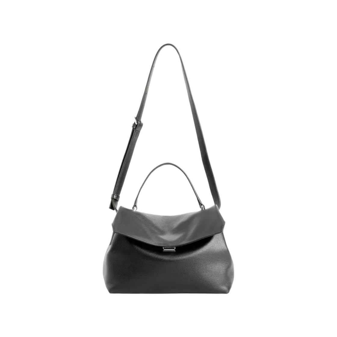 코스 트룰로 미니 플랩백 레더 블랙(COS Trullo Mini Flap Bag Leather Black)