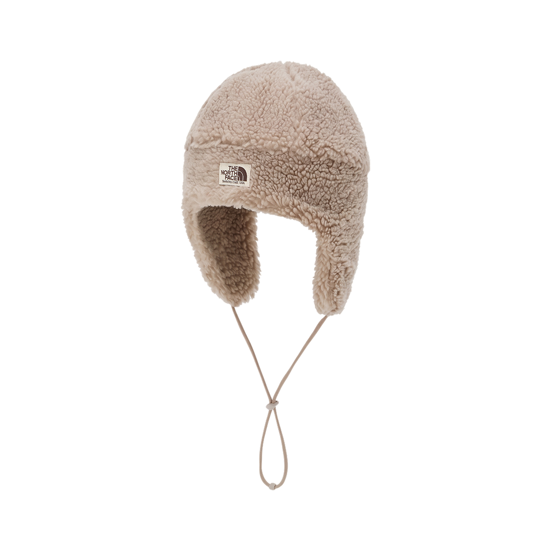 NE3BS51K The North Face White Label WL Fluffy Earmuff Beanie Walnut - 26FW