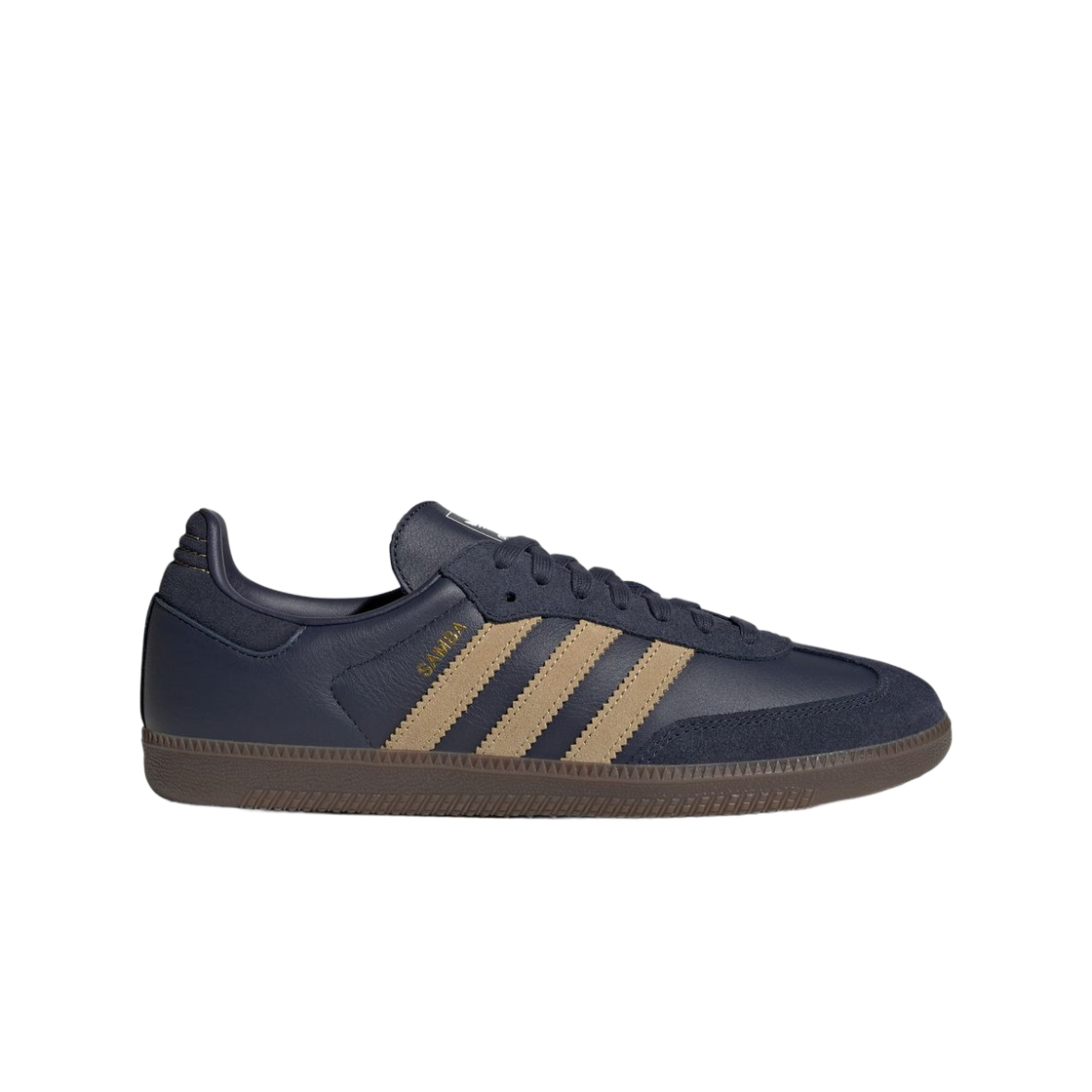 JR0894 Adidas Samba OG Shadow Navy Golden Beige