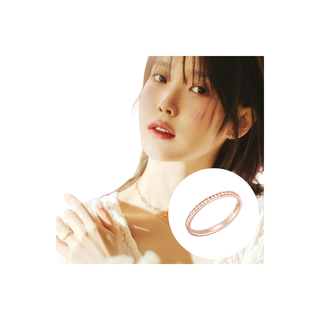 제이에스티나 제이에스티나 Belief 14K 반지 (JJT1RQ4AS325W4120)(Jestina Jestina Belief 14K 반지 (Jjt1Rq4As325W4120)) - 2
