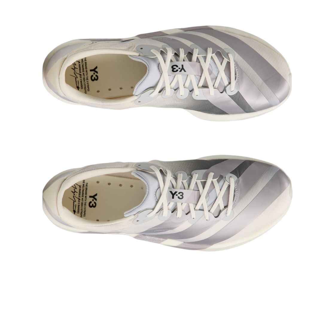 Y-3 아디오스 9 초크 화이트 토프 메탈릭(Y-3 Adios 9 Chalk White Taupe Metallic) - 2