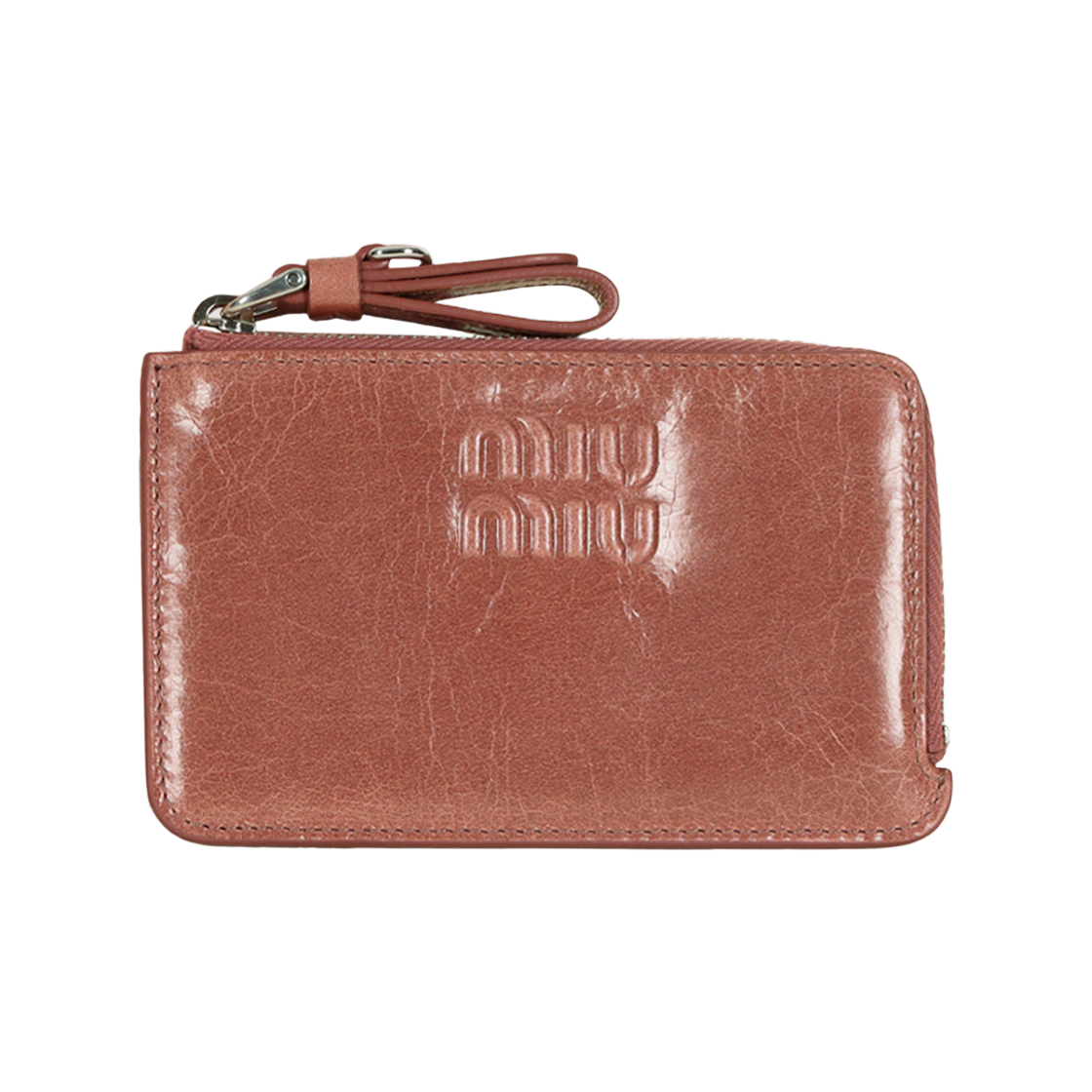 [15% 쿠폰] 미우미우 여성 로고 카드지갑 앤티크 5MB066 2A44 F0405([15% 쿠폰] Miu Miu Women's Logo Card Holder Antique)