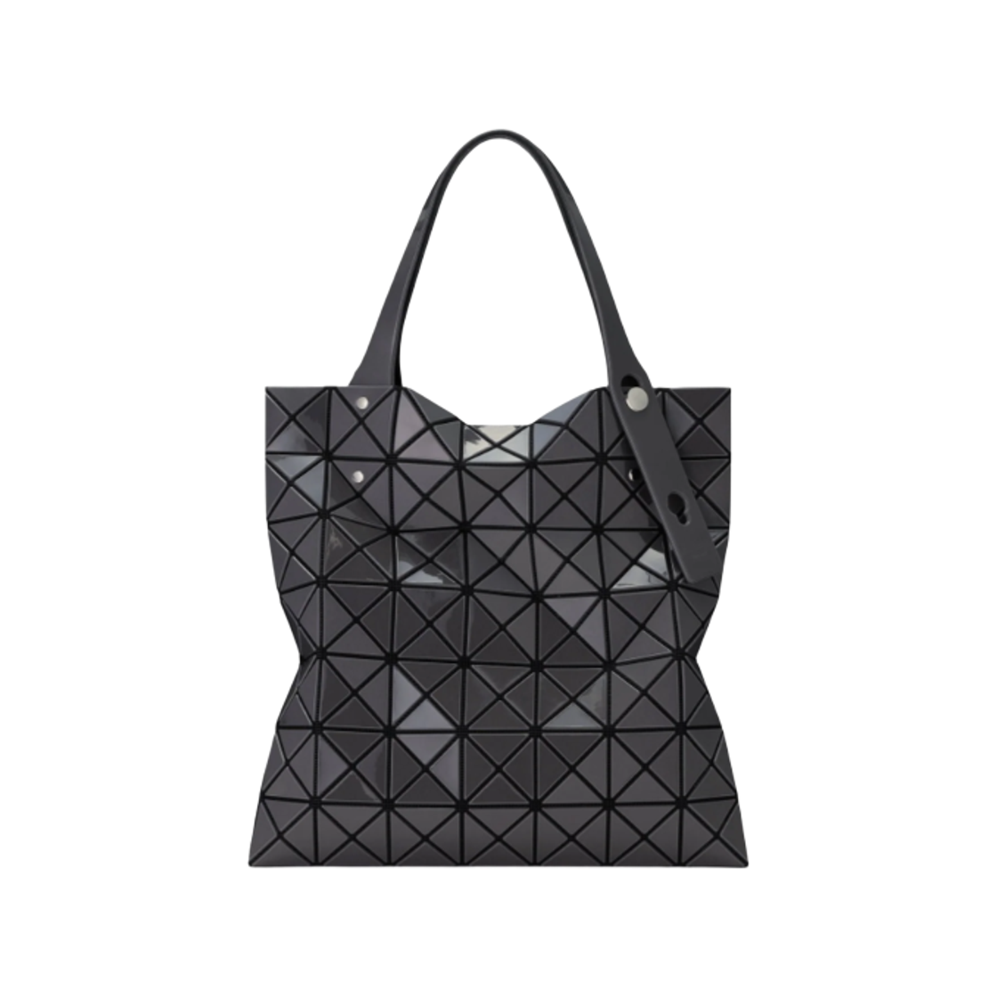 BB68-AG527-14 Bao Bao Issey Miyake Prism Gloss Tote Bag Charcoal Grey