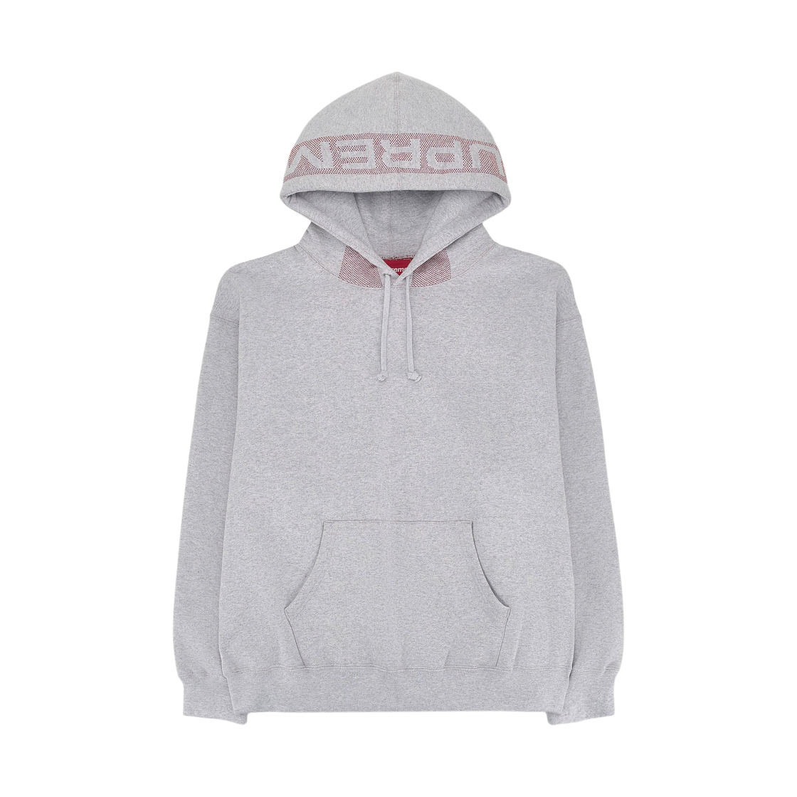 - Supreme Jacquard Stripe Hooded Sweatshirt Ash Grey - 24SS