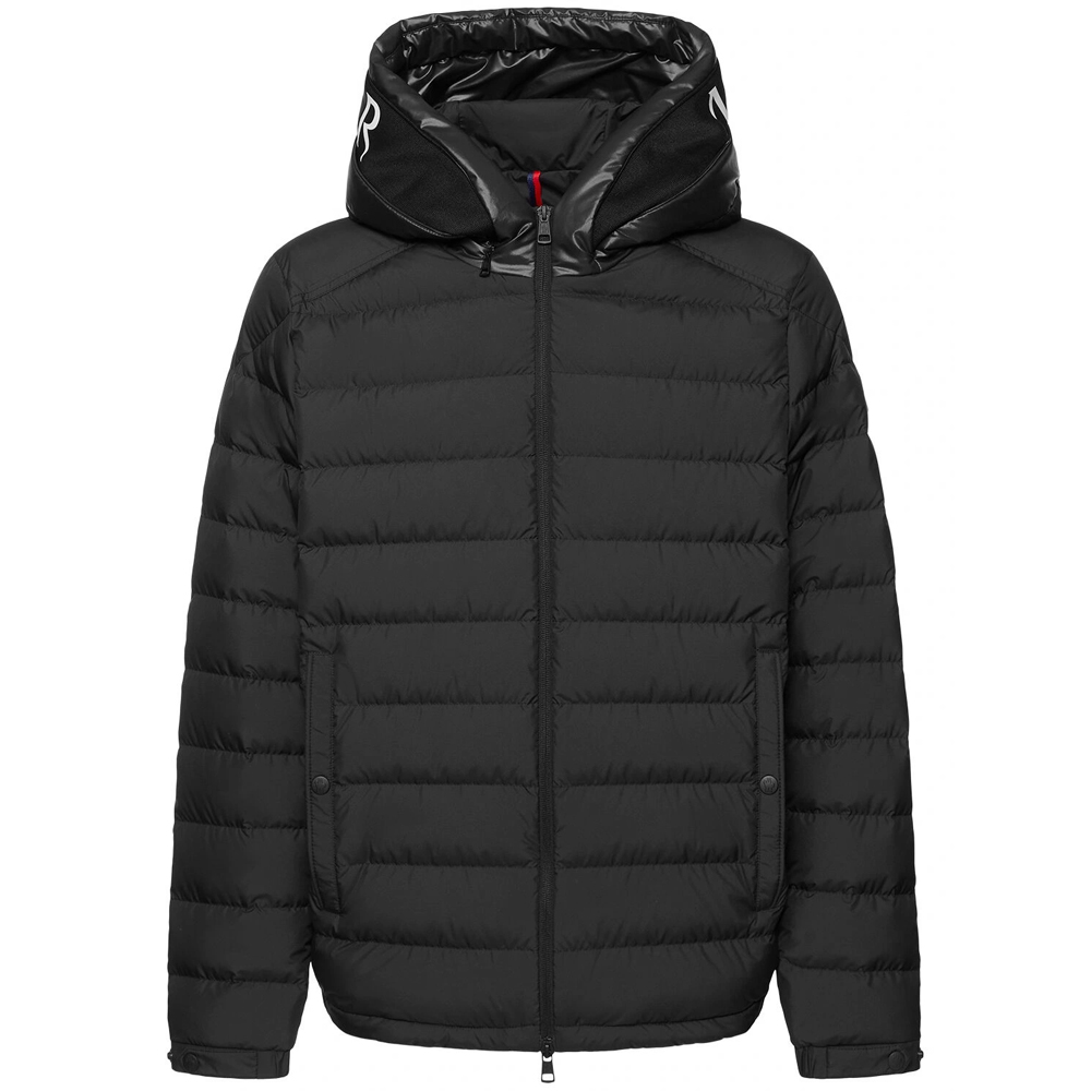 [15% 쿠폰] 몽클레르 CHEVRERIE 로고 패치 패딩 블랙 - 25SS([15% 쿠폰] Moncler CHEVRERIE Logo Patch Down Jacket Black - 25SS) - 2