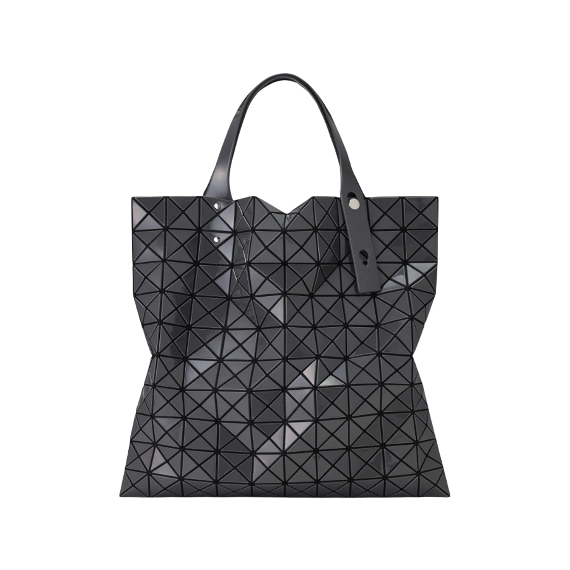 BB63-AG523-14 Bao Bao Issey Miyake Prism Gloss Tote Bag Charcoal Gray