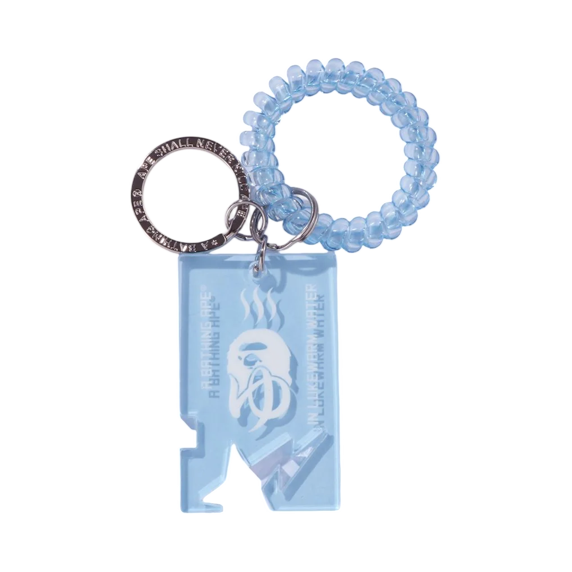 - BAPE Sento Acryl Keychain Blue