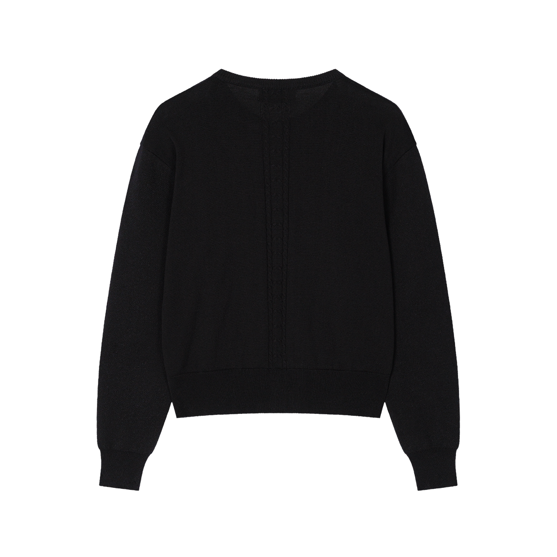 웨이비니스 아가일 체크 카디건 블랙(Waviness Argyle Check Cardigan Black) - 2