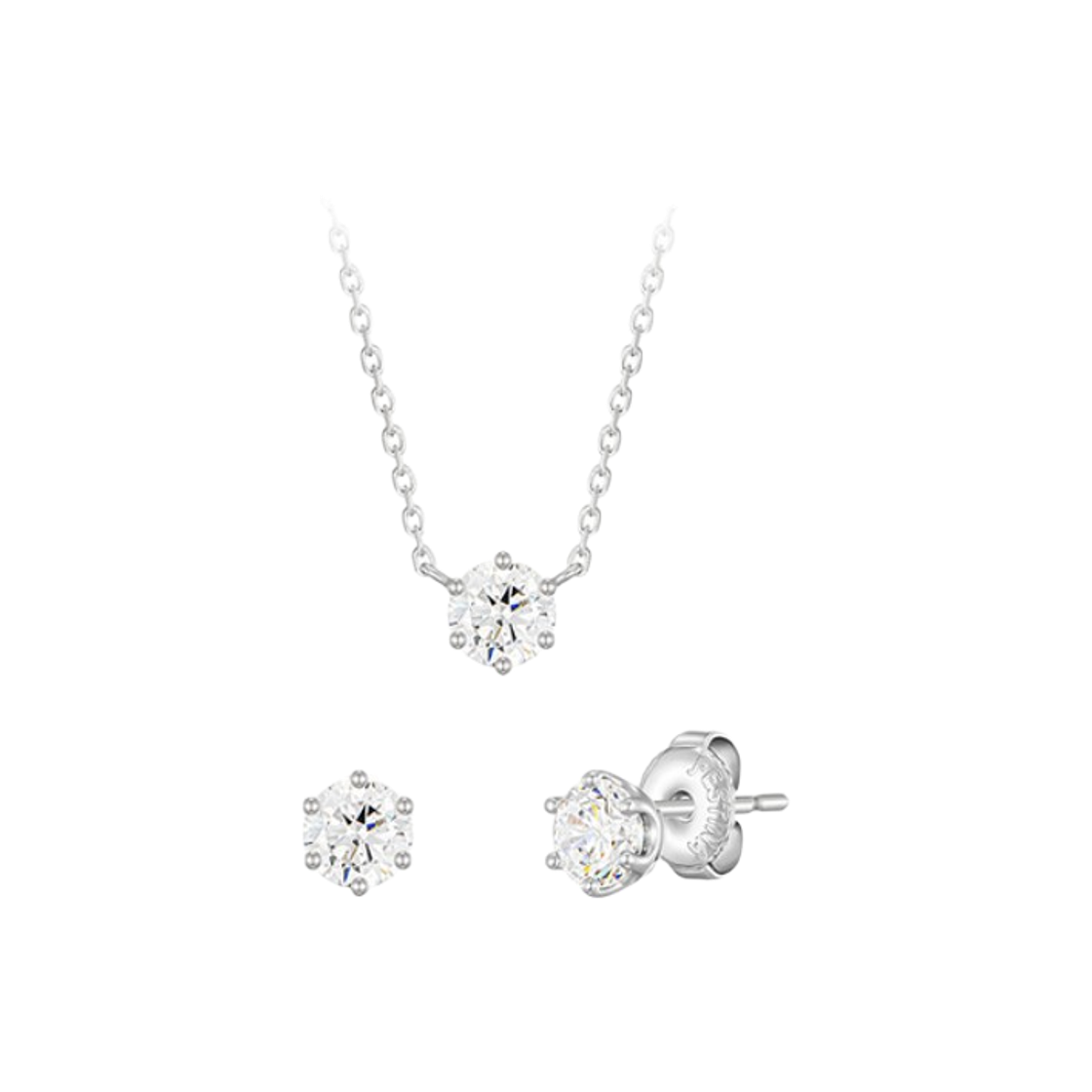 SET-J0-0107 WHITEMOND 3부 목걸이+귀걸이 세트 (SET-J0-0107)