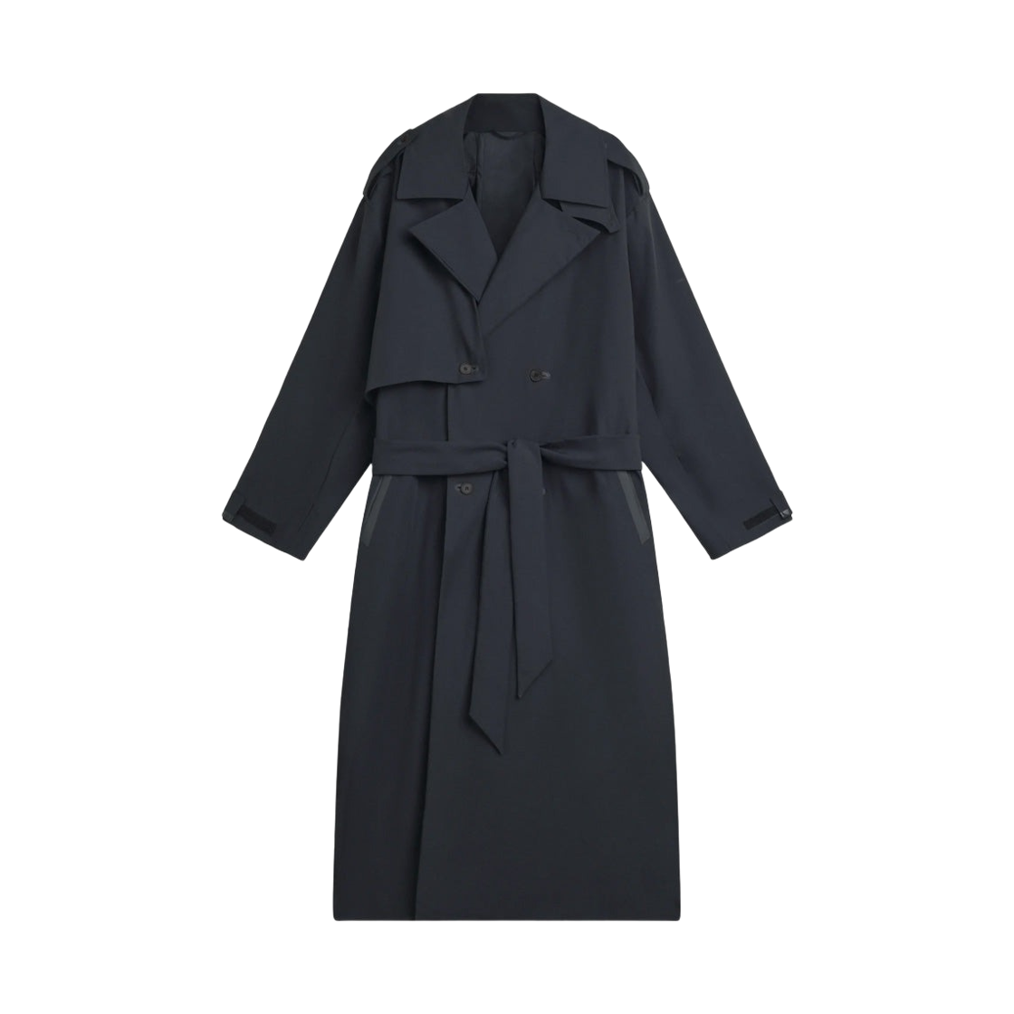 KS8075 Adidas x Entire Studios Uniform Trench Coat Black - KR Sizing
