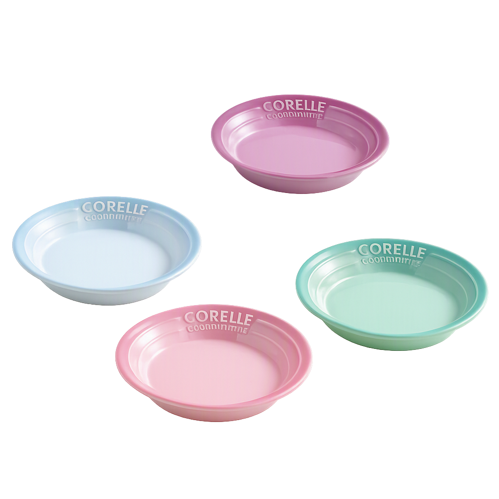 코렐 코디네이츠 브리즈스톤 7in찬기 4P(Corelle Coordinates Breeze Stone 7‑inch Side Dish 4‑Piece)