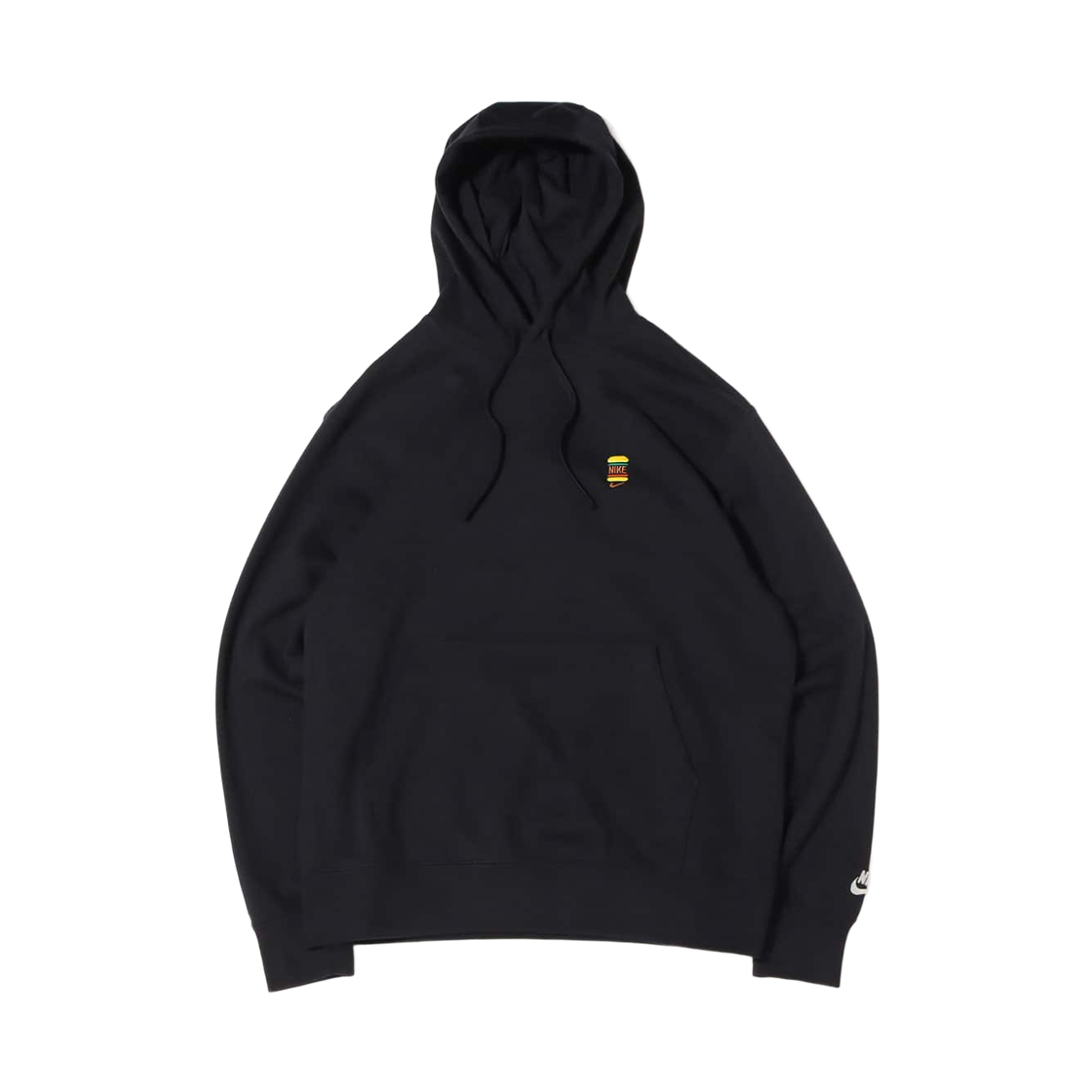 나이키 NSW 프렌치 테리 솔 푸드 풀오버 후드 블랙 라이트 실버 (DQ5296-010)(Nike NSW French Terry Sole Food Pullover Hoodie Black Light Silver (DQ5296-010)) - 2
