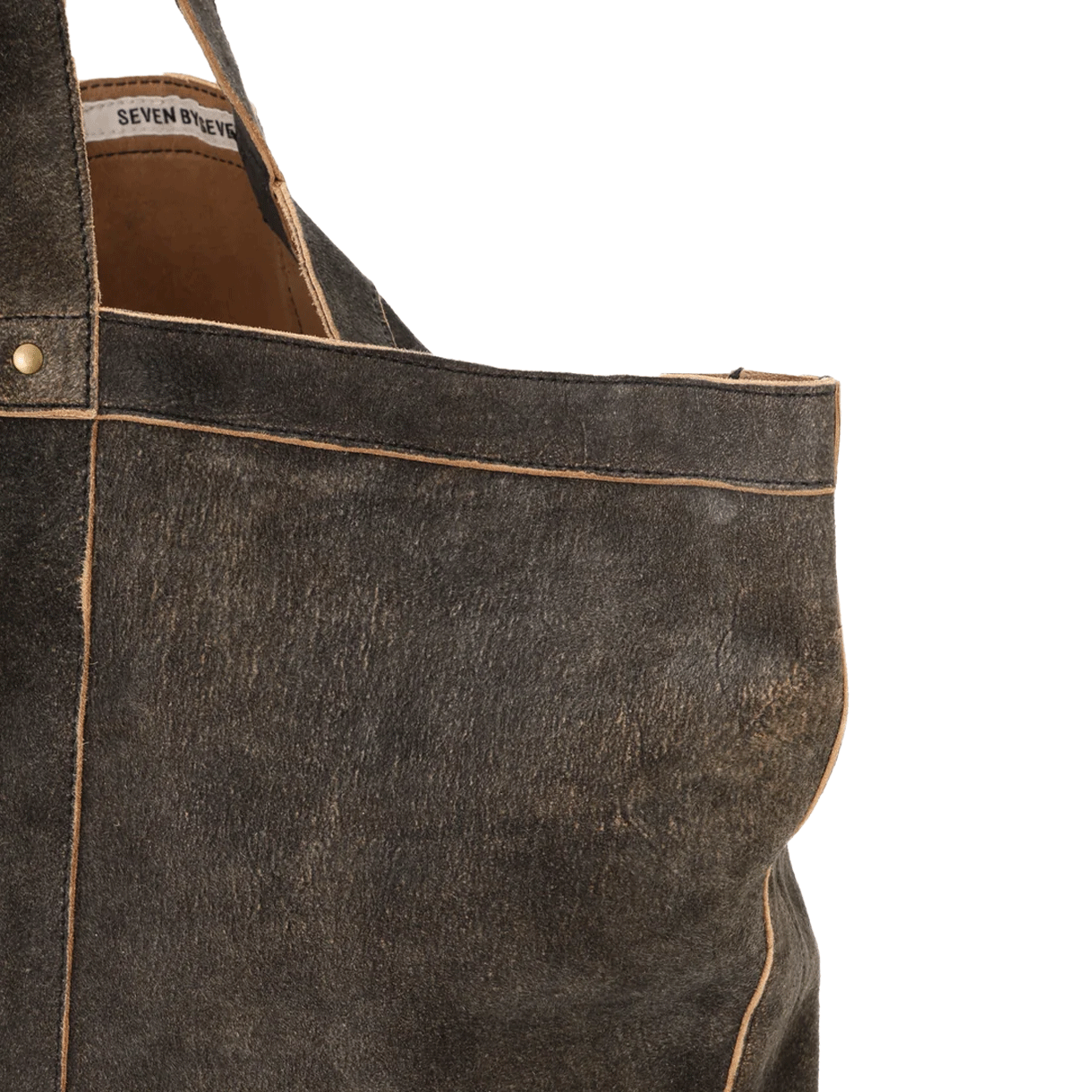 세븐 바이 세븐 고트 레더 토트백 블랙 - 26FW(Seven By Seven Goat Leather Tote Bag Black- 26FW) - 5