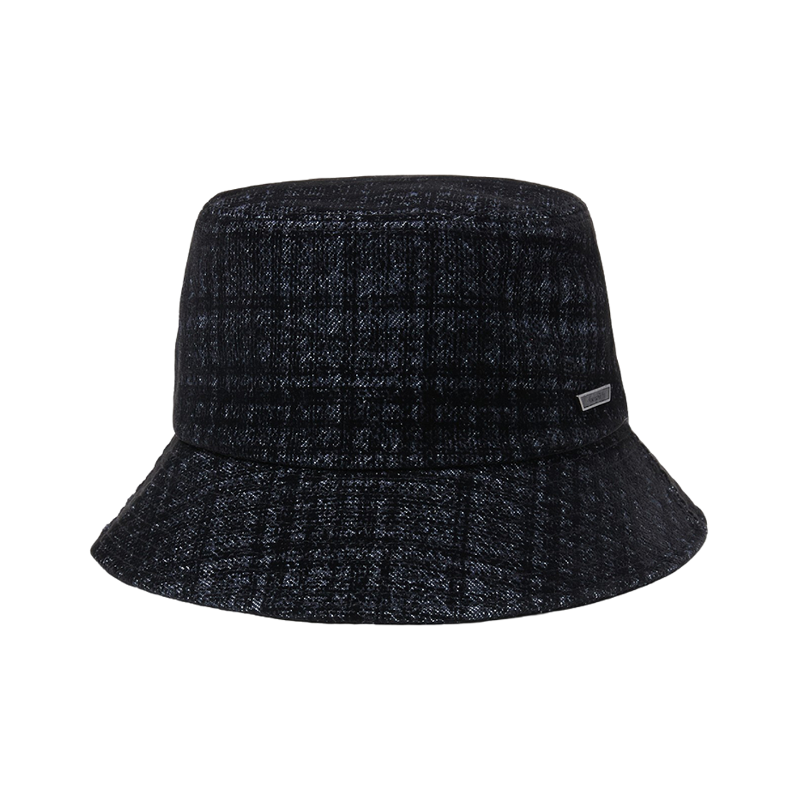 CARAX26514NYD Customellow Check Bucket Hat Dark Navy