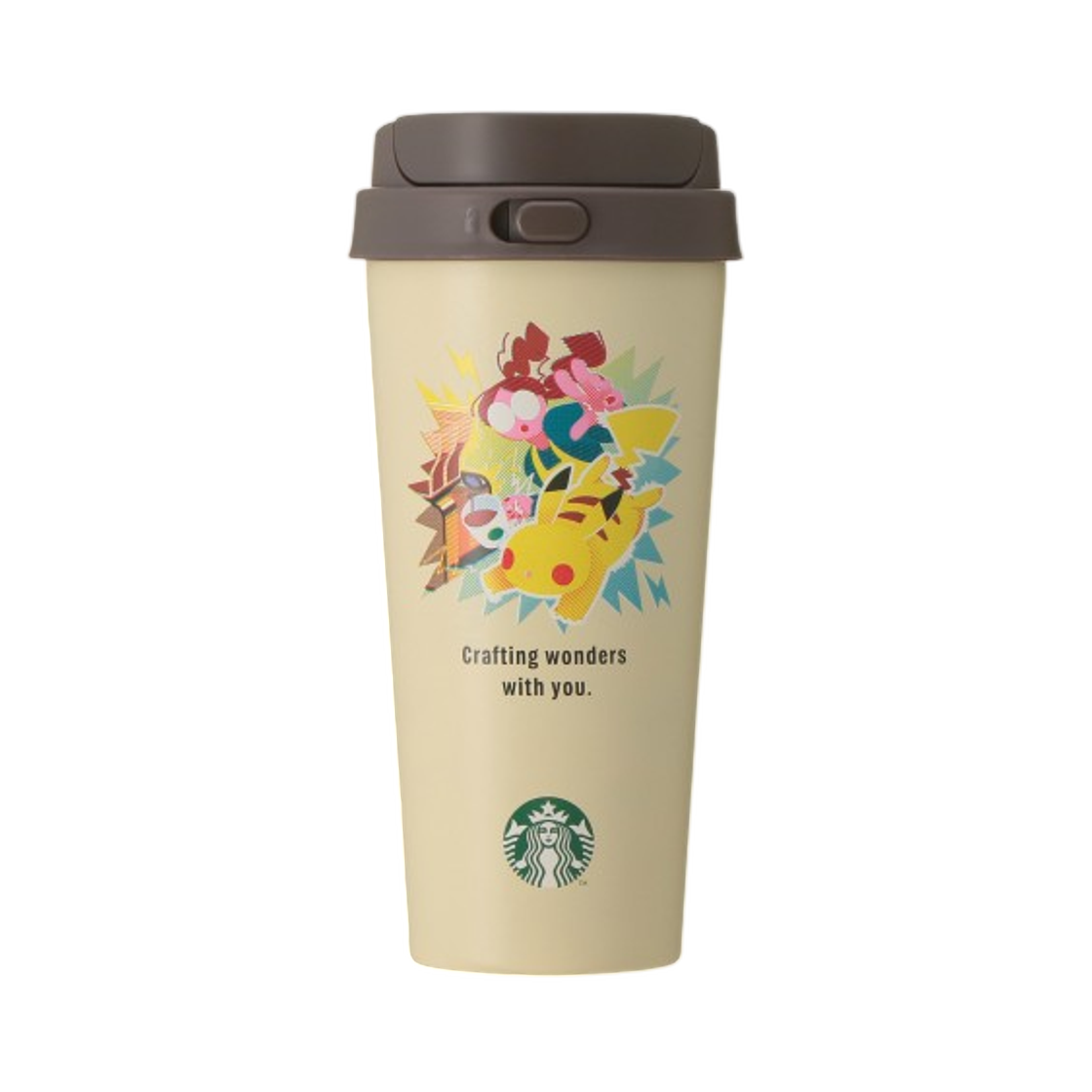 - Starbucks x Pokemon Stainless Steel To-Go Bottle Pikachu 473ml