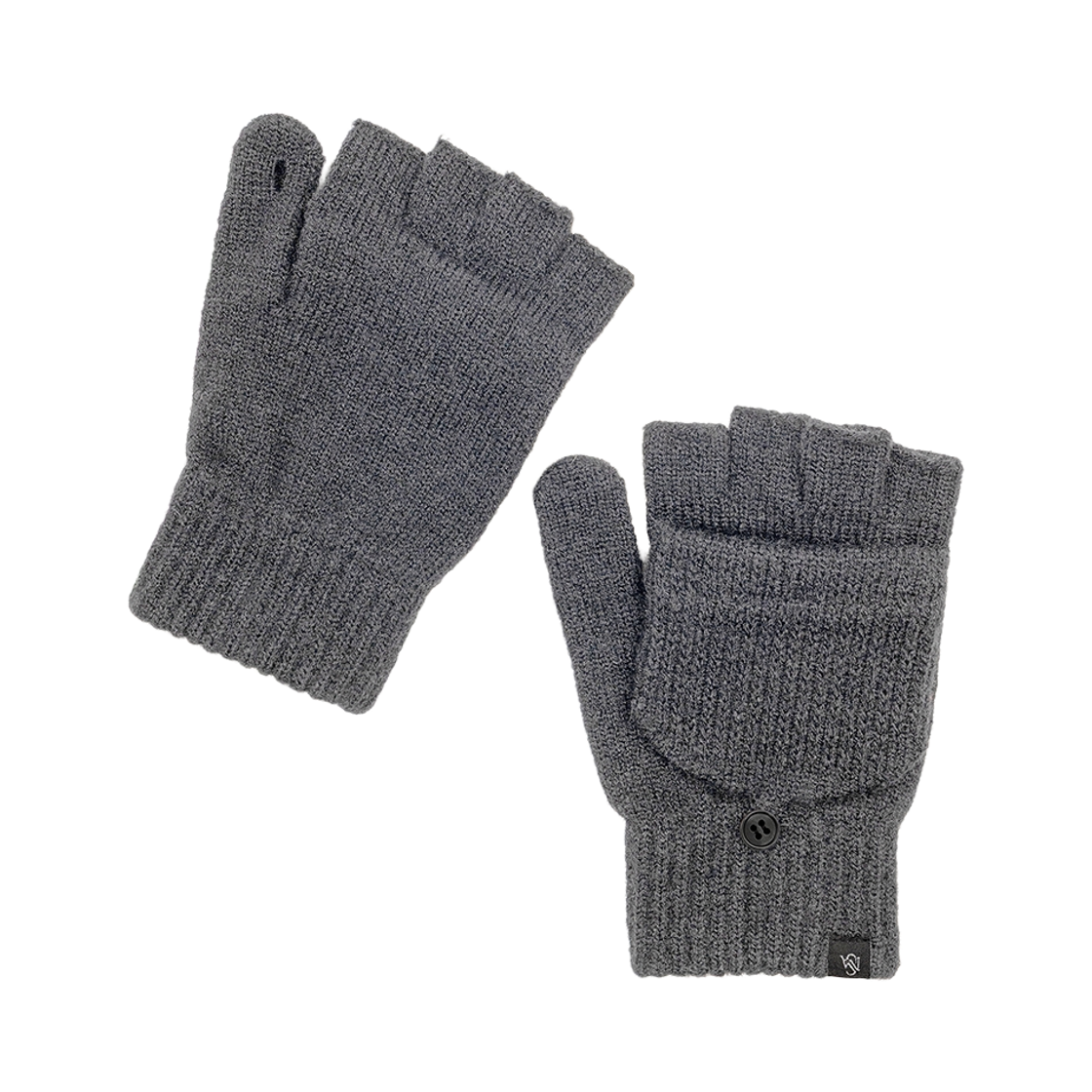누아트스튜디오 베이직 핑거리스 손모아 장갑 차콜(NUARTSTUDIO Basic Fingerless Fold One's Hands Gloves Charcoal) - 2