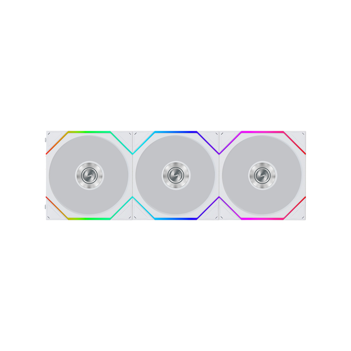 리안리 UNI FAN TL FLEX 120 리버스 (3팩, 화이트)(LIAN LI UNI FAN TL FLEX 120 Reverse 3-Pack White)