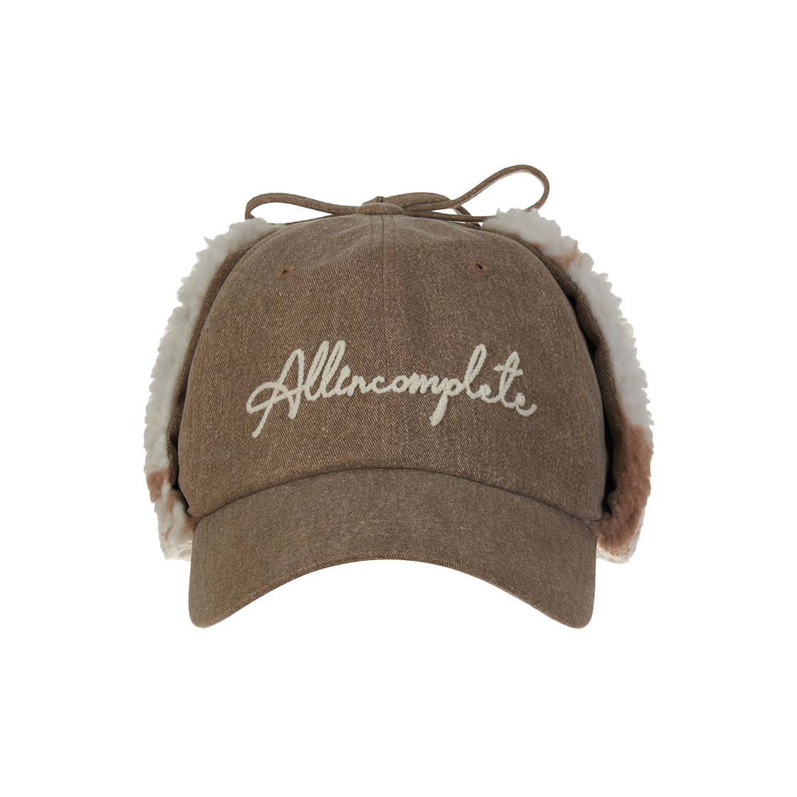 AL26FWTR02SBR Allincomplete Dalmasian Earflap Cap Brown