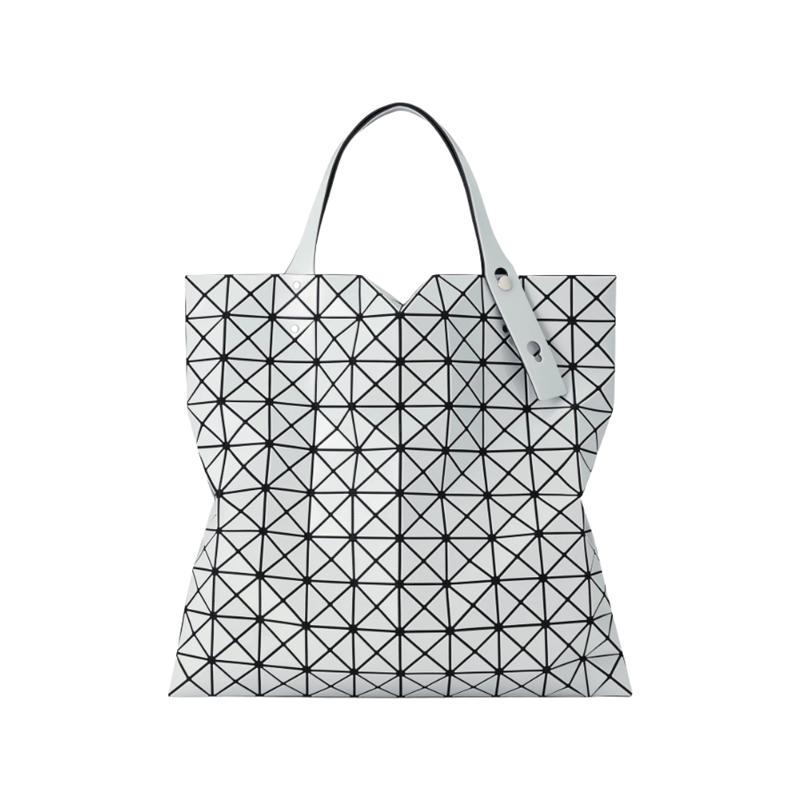 BB63-AG523-07 Bao Bao Issey Miyake Prism Gloss Tote Bag Misty Gray
