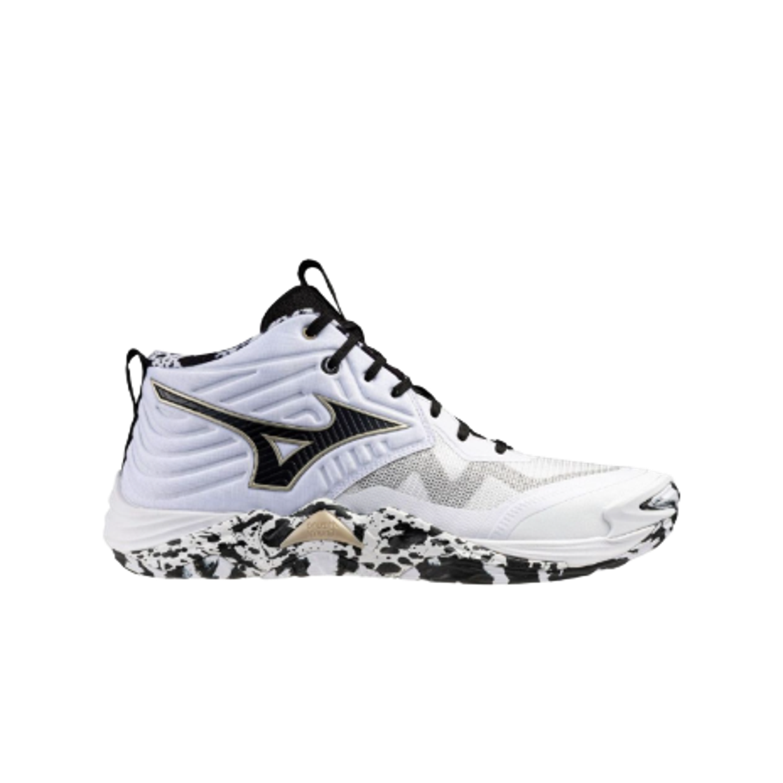V1GA251741 Mizuno Wave Momentum Elite White Black