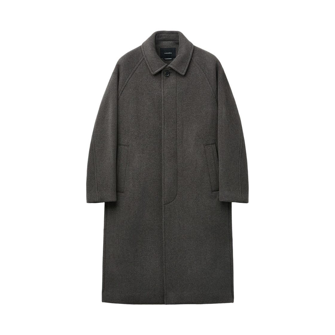 CWCAW26612BRX Customellow Cashmere Oversized Balmacaan Coat Brown