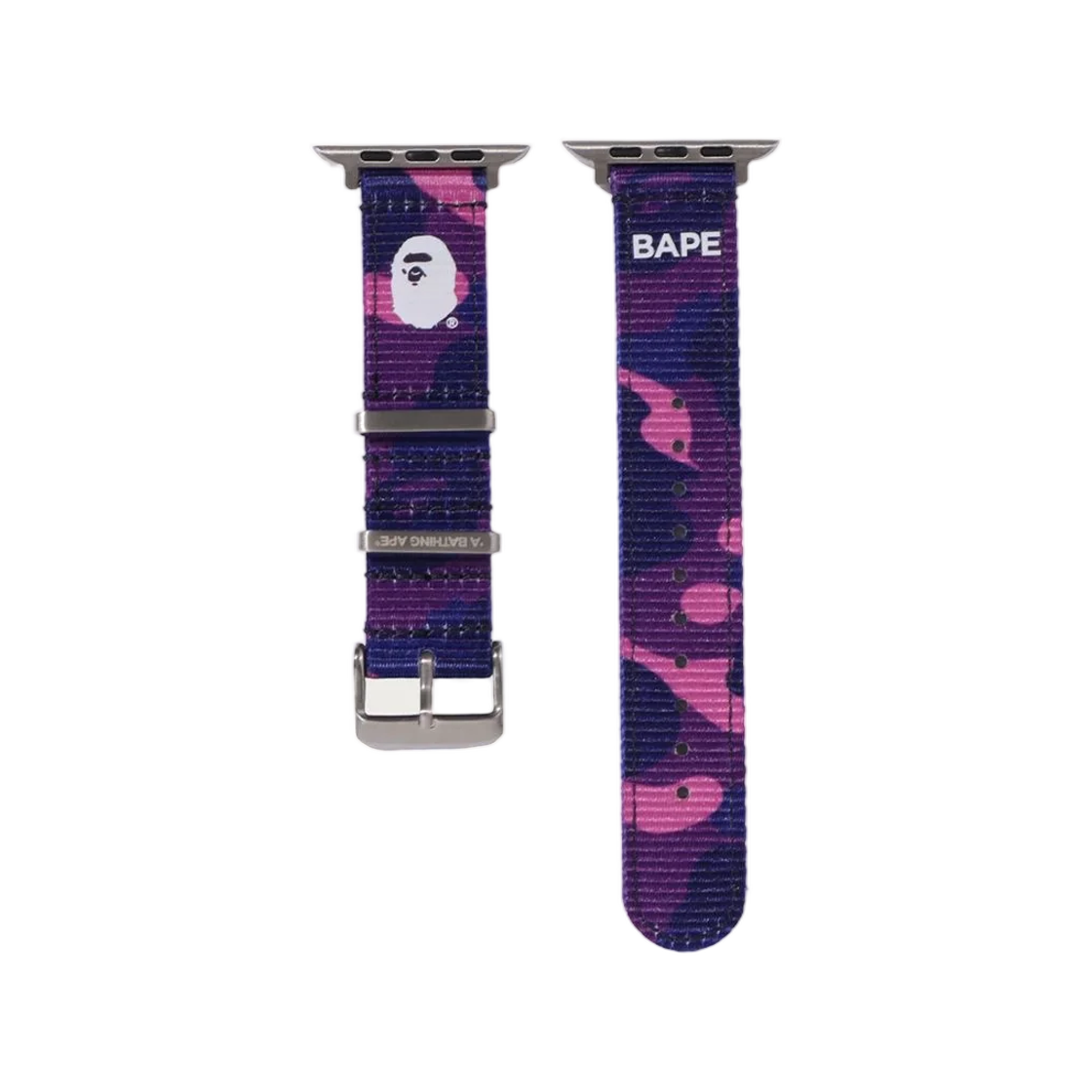 베이프 컬러 카모 나토 밴드 모바일 퍼플(BAPE Color Camo Nato Band Mobile Purple)