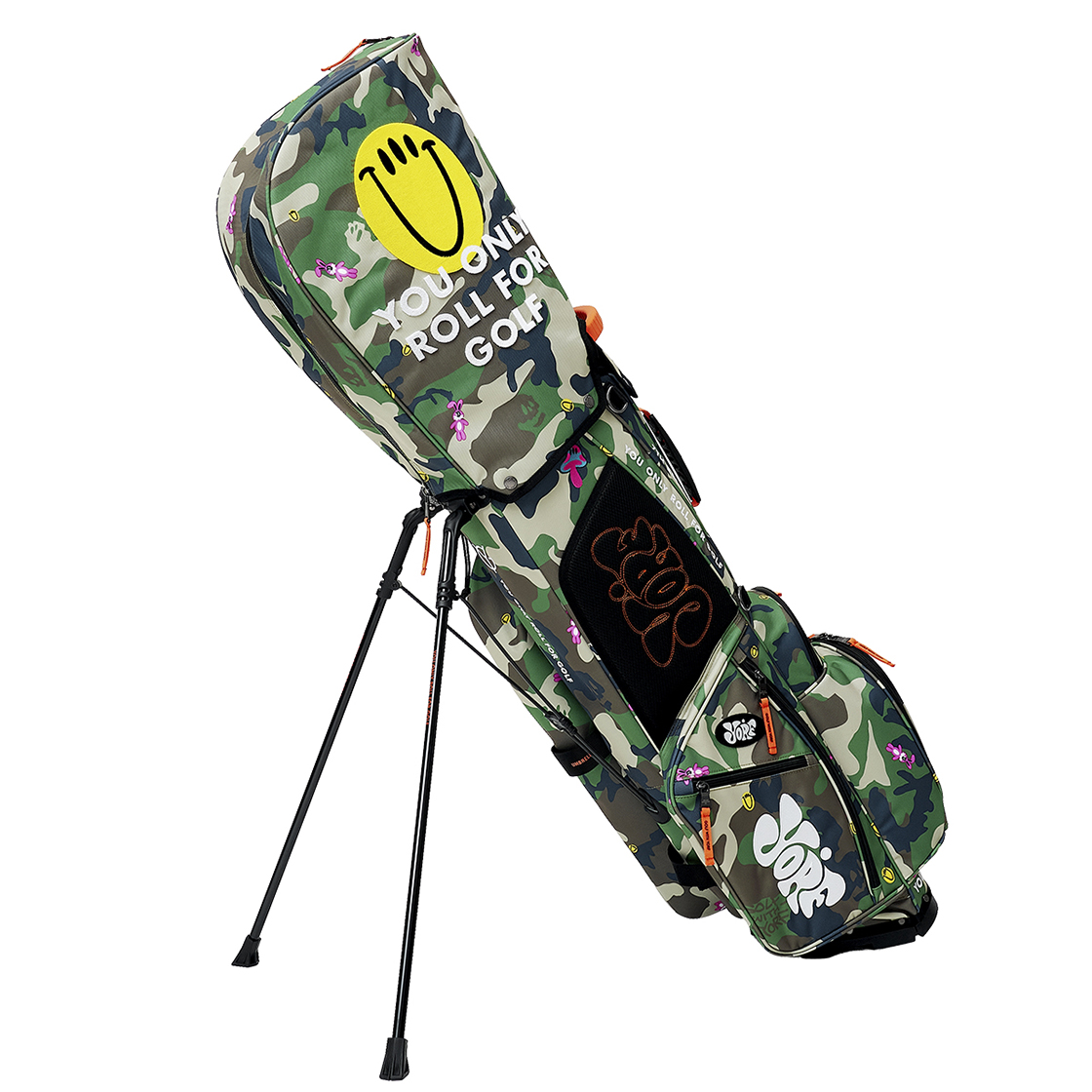 욜프 골프 우드랜드카모 스탠드 캐디백 카키(YORF GOLF Woodland Camo Stand Caddy Bag Khaki) - 2