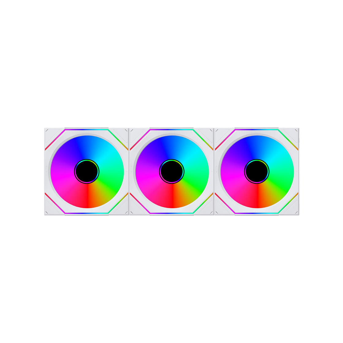 리안리 UNI FAN SL-INF FLEX 120 리버스 (3팩, 화이트)(LIAN LI UNI FAN SL-INF FLEX 120 Reverse 3-Pack White)