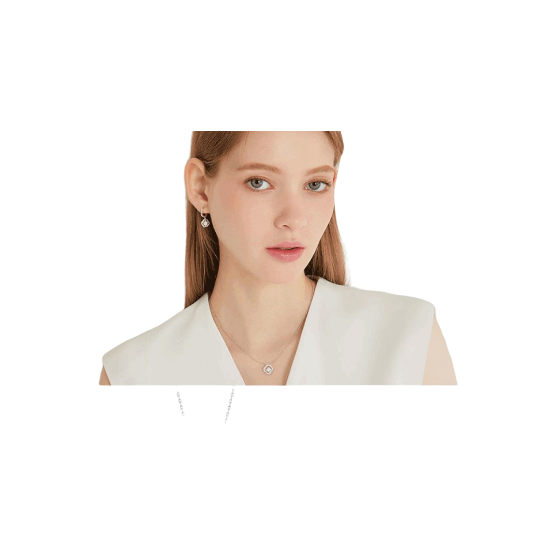 제이에스티나 [아이유 PICK] CLOVIA MIOELLO 목걸이+귀걸이 세트 (SET-J0-1207)(Jestina [아이유 Pick] Clovia Mioello 목걸이+귀걸이 세트 (Set-J0-1207)) - 2