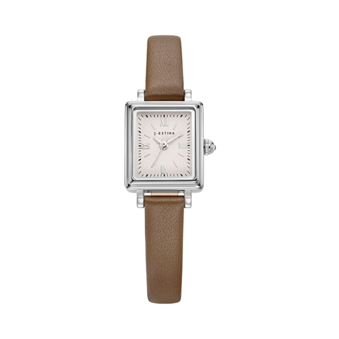 JWT1LE4BS402WHGR0 Jestina Tiara 스퀘어 클래식 시계 (Jwt1Le4Bs402Whgr0)