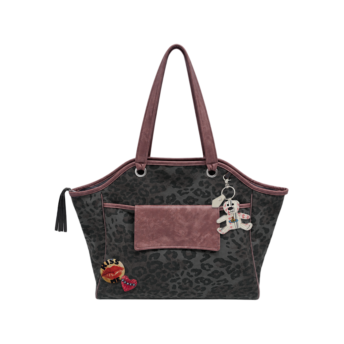 비주얼 컬렉터 더스티 이지 빅 백 레오파드(Visual Collector Dusty Easy Big Bag Leopard)