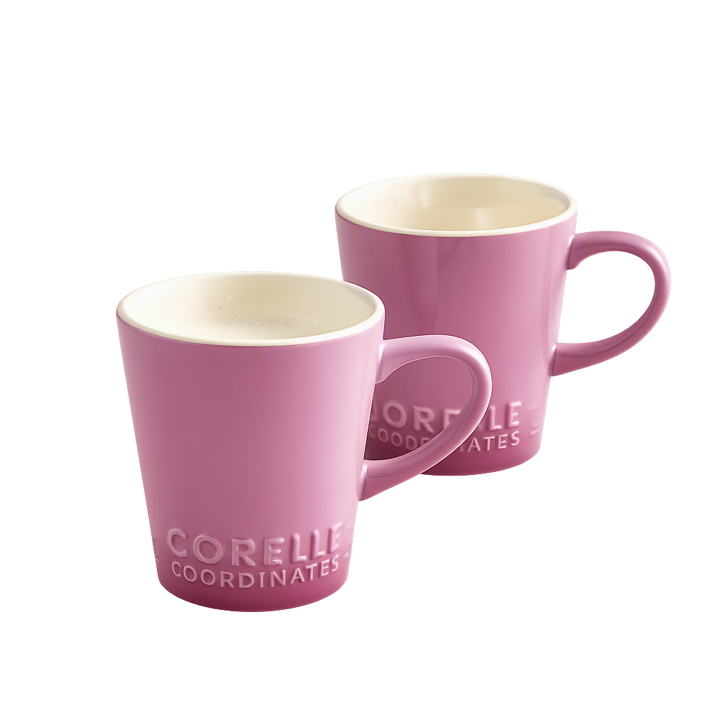 코렐 코디네이츠 브리즈스톤 머그 2P_퍼플(Corelle Coordinates Breeze Stone Mug 2‑Piece (Purple))
