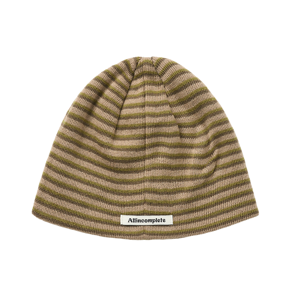 AL26FWBN01SBE Allincomplete 211 Stripe Beanie Beige